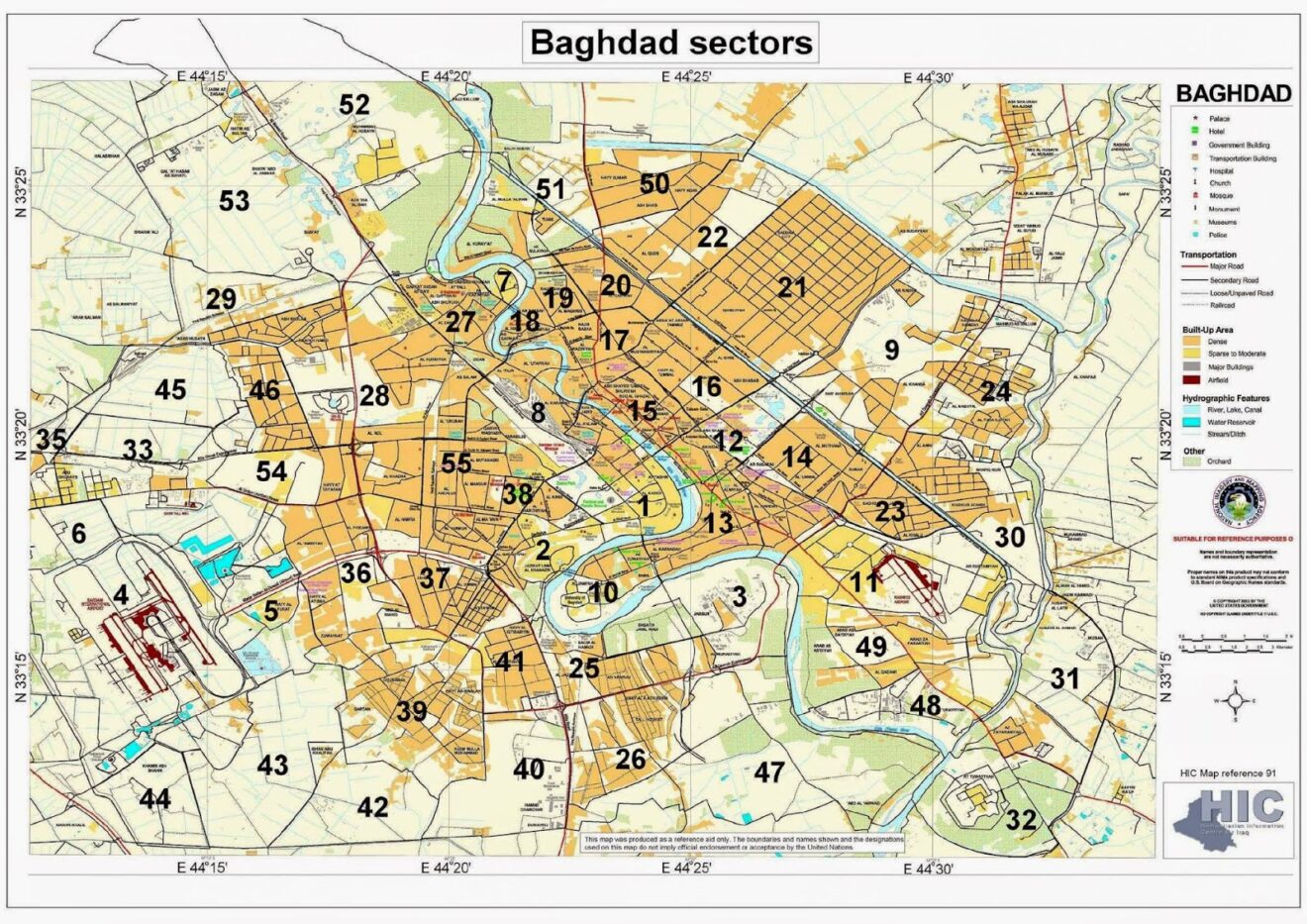 Sectors In Baghdad Map 1320x933 